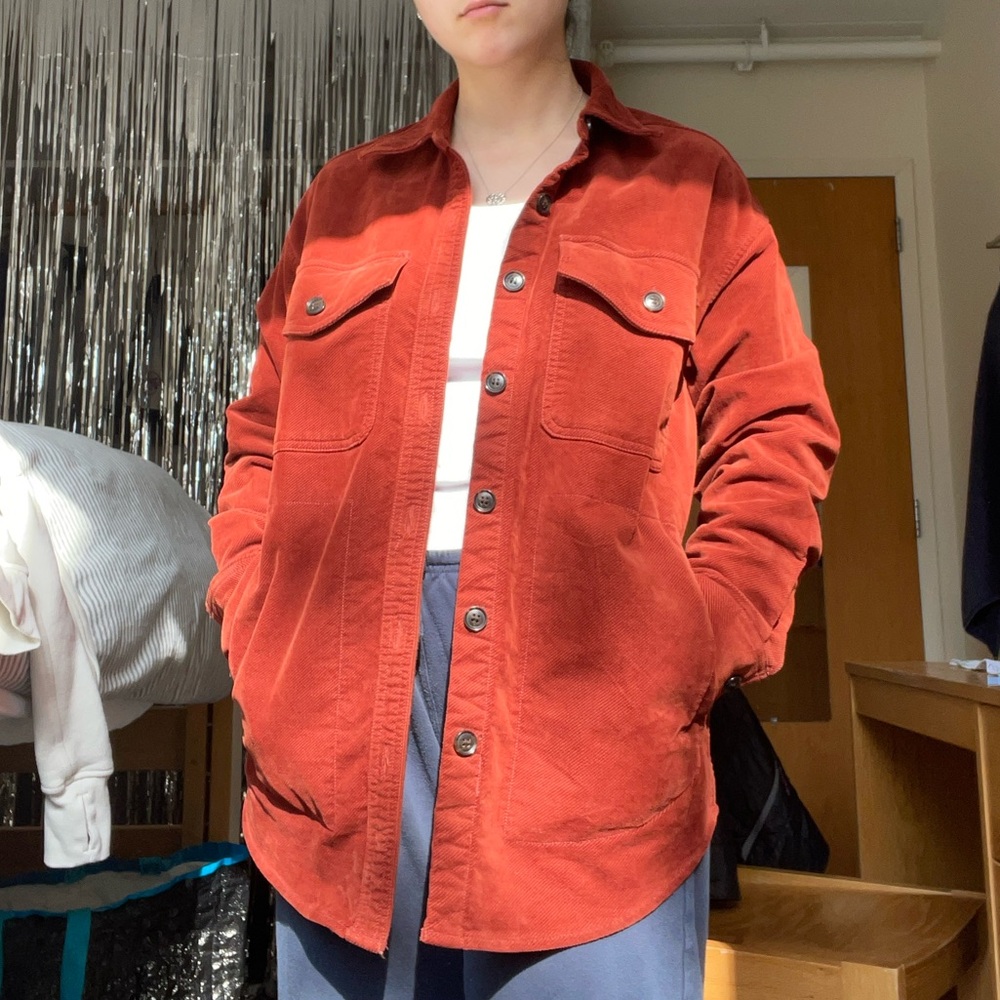 Madewell Brown Utility Jacket Relaxed Fit